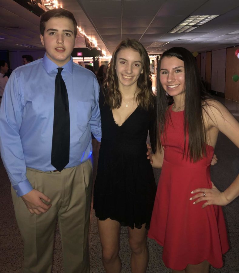 Tommy Dickinson, Riley Hydock and Cameron Coless gather together for a picture.
