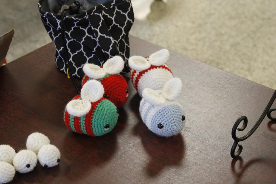 Adelaide Novia crocheted bees and sold them at the event. Her sale proceeds went to local animal shelters.
