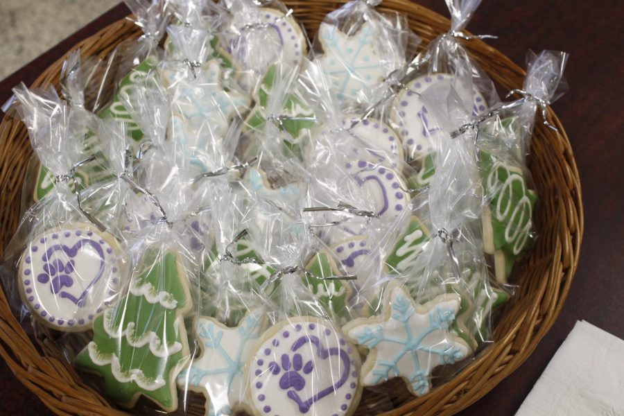 Alison Masciantonio made cookies to sell at the event. 
