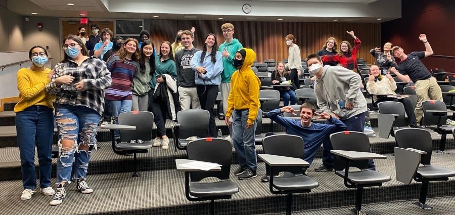 The MHS Multicultural Club, partnering with the MHS Save A Life Club, hosted an indoor movie night, to promote “themes of unity and courage,” according to club officer Parry Ngov. Selling over 40 tickets, the two clubs managed to raise more than $500 for the United Ukrainian American Relief Committee.