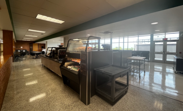 area in which coffee bar is located