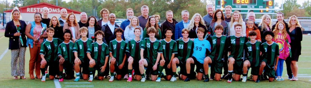 The+boys+soccer+team+celebrated+their+seniors+and+their+parents+on+Sept.+27.+