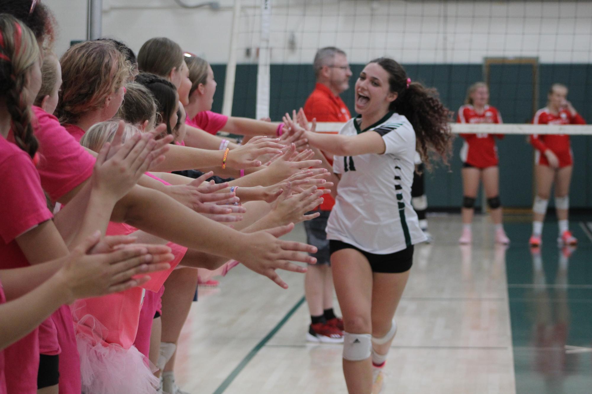 The Volleyball Team Hosts its Annual Dig Pink Match – The Windy Hill