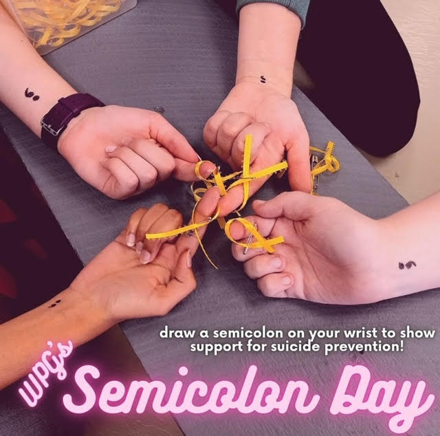 The Semicolon Project hosted by the MHS Warrior Performance Group