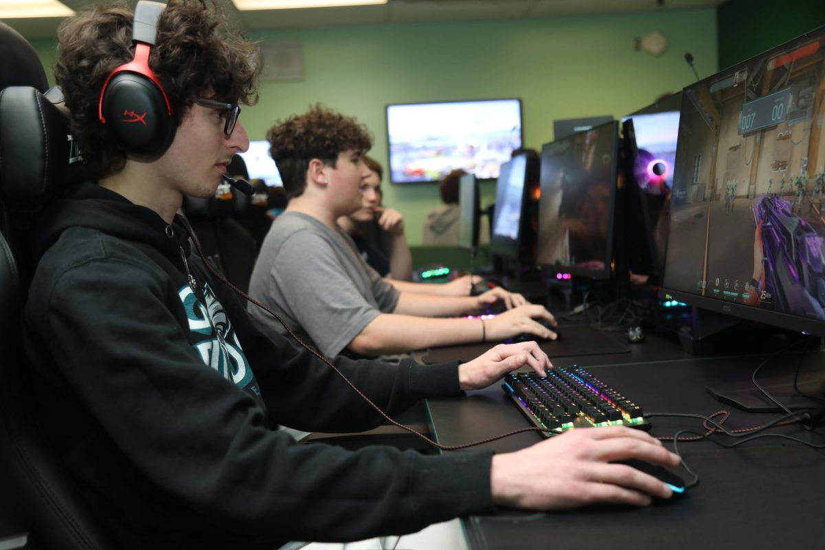 President and co-founder of the ESports Team at MHS, Dominic Albergato practices Valorant, a PIEA sanctioned game. Albergato helped the team launch in the fall after going to the school board for approval in the spring of 2024. 