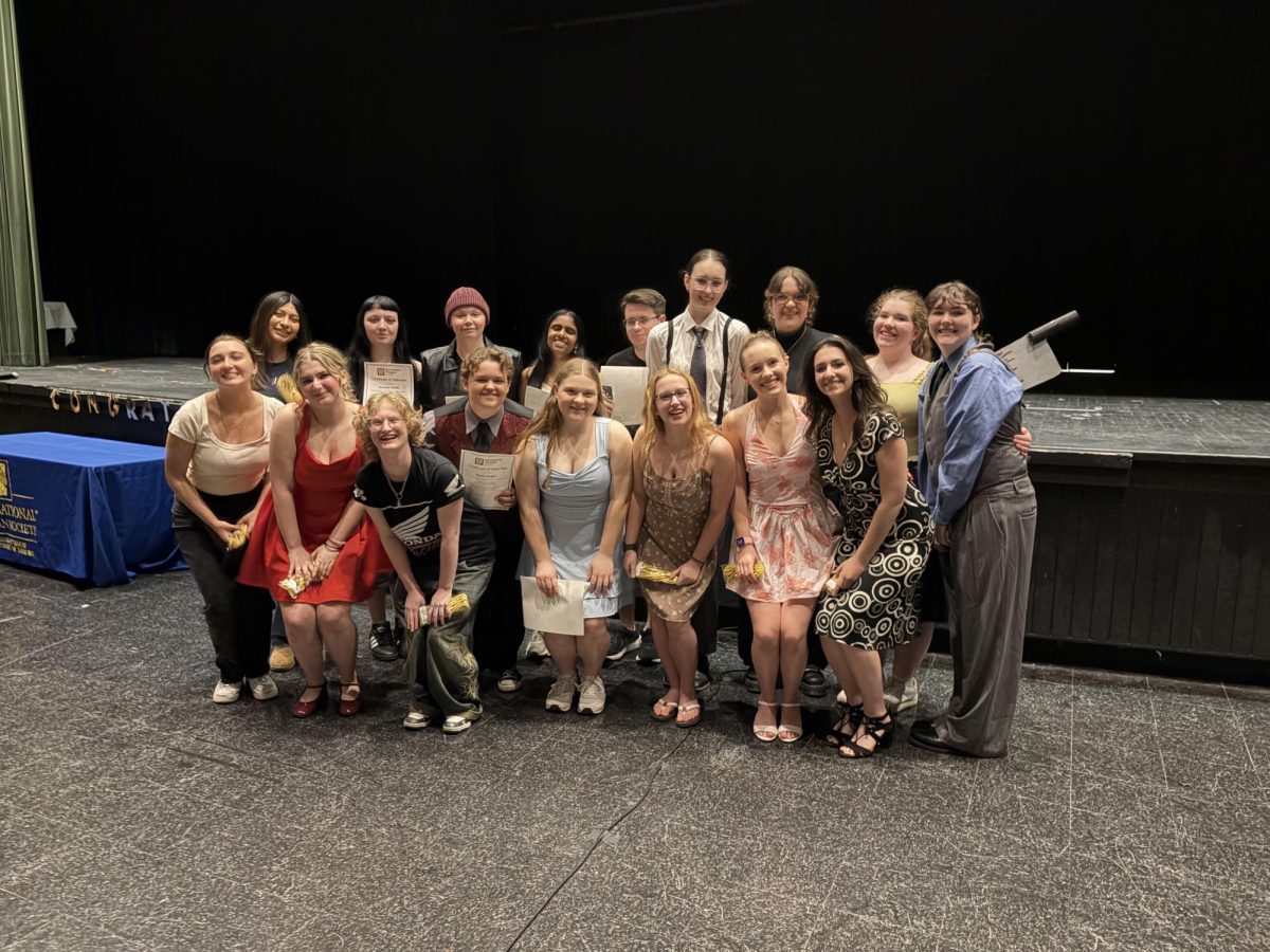 Recognizing our Shining Stars at Thespian Induction